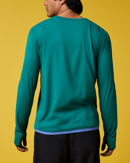 Sombra Long-Sleeve Sun Shirt - Men's - Malachite - US 7272