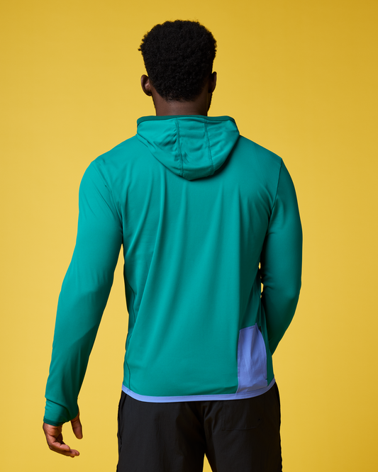 Sombra Sun Hoodie - Men's - Malachite - US 6206