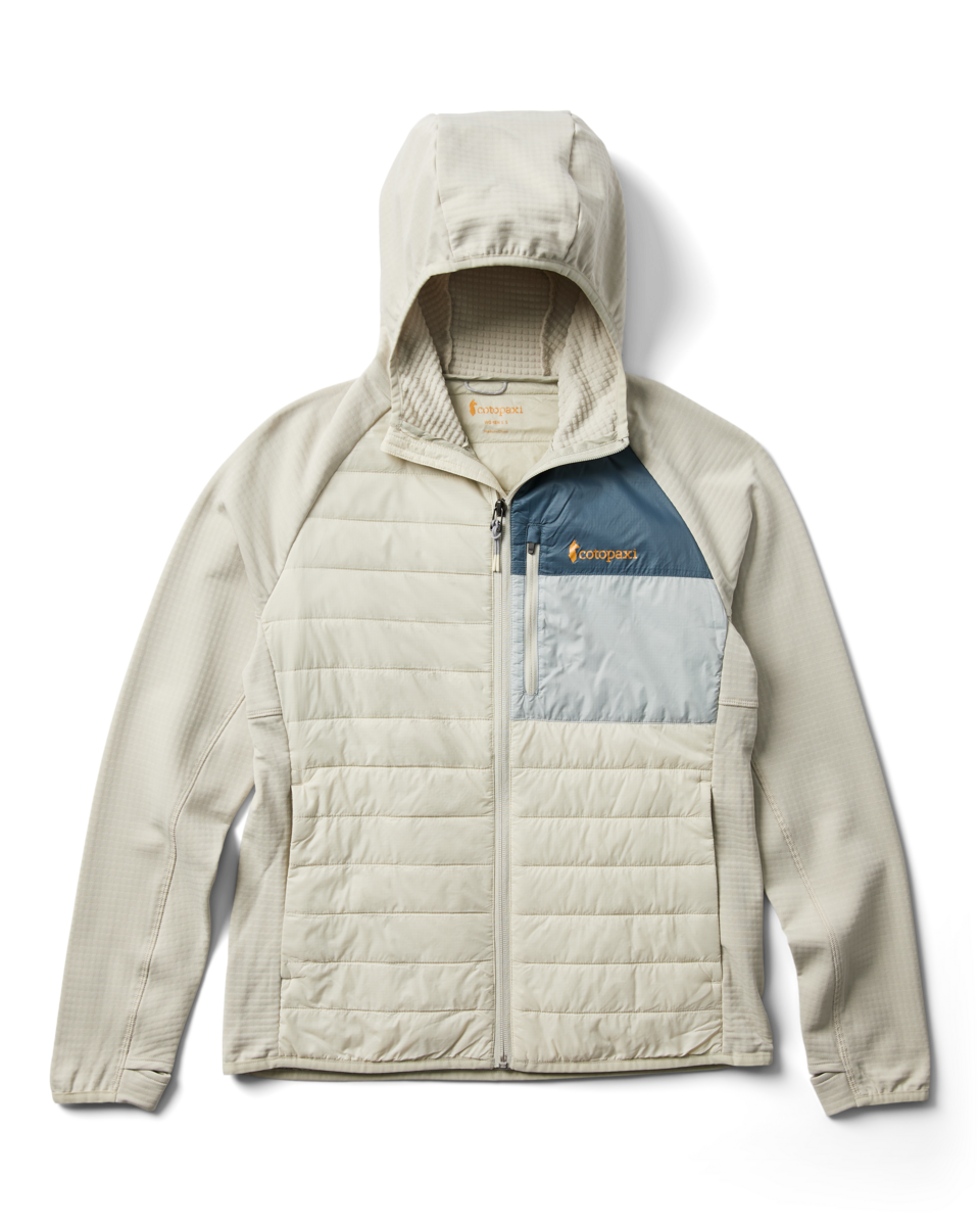 Acodo Hybrid Hooded Jacket - Women's - Chalk/Mineral - US 5423