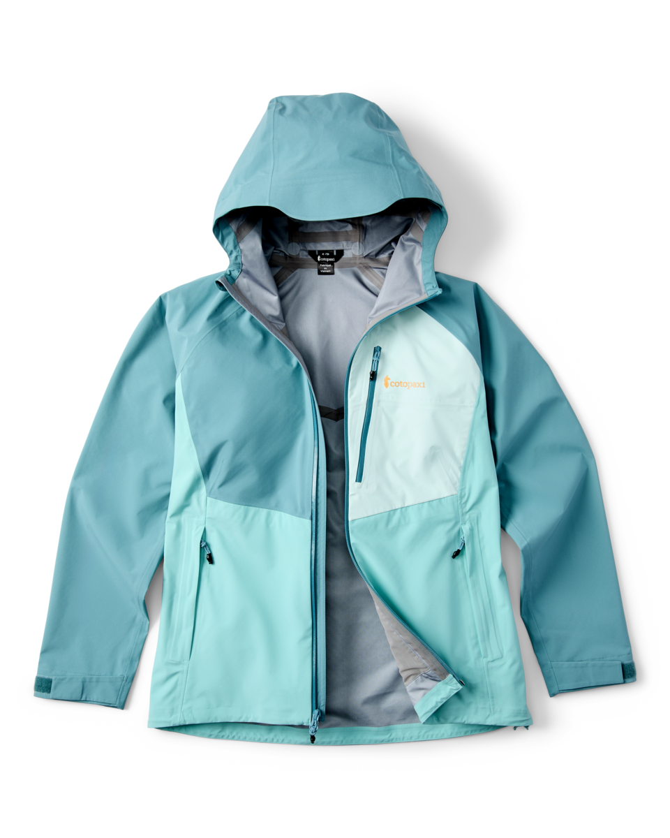 Impermeo 3L Hooded Shell Jacket - Women's - Everglade/Tide Pool - US 6967