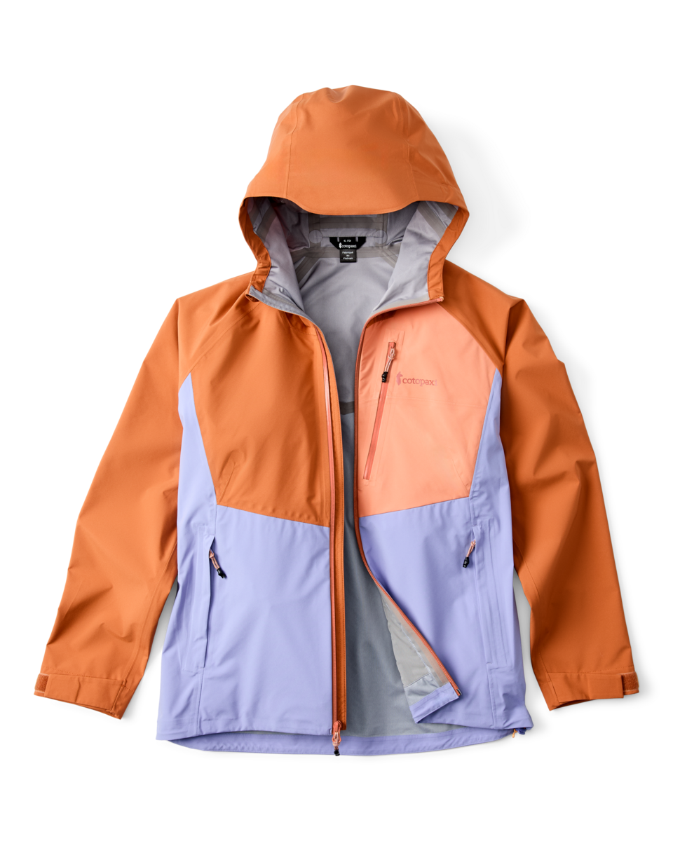 Impermeo 3L Hooded Shell Jacket - Women's - Whiskey/Aster - US 6964