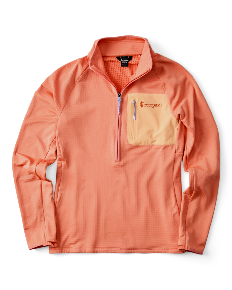 Otero Fleece Half-Zip Pullover - Women's - Grapefruit - US 6813