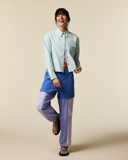 Solta Long-Sleeve Sun Shirt - Women's - Surf - US 7143