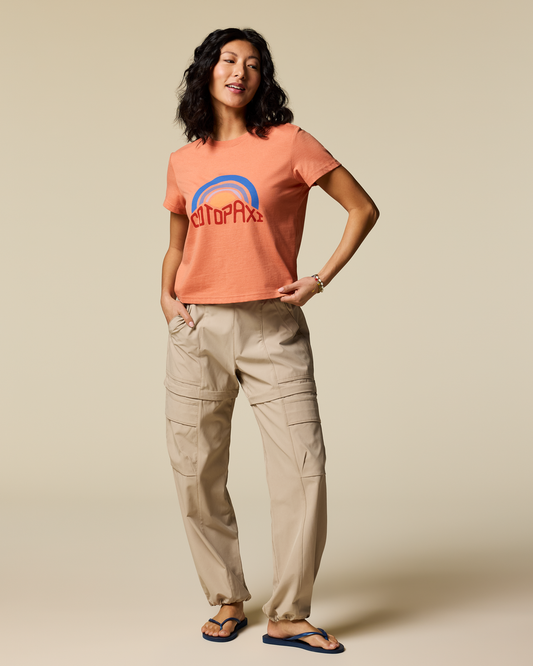 Sunset Embers T-Shirt - Women's - Grapefruit - US 2897