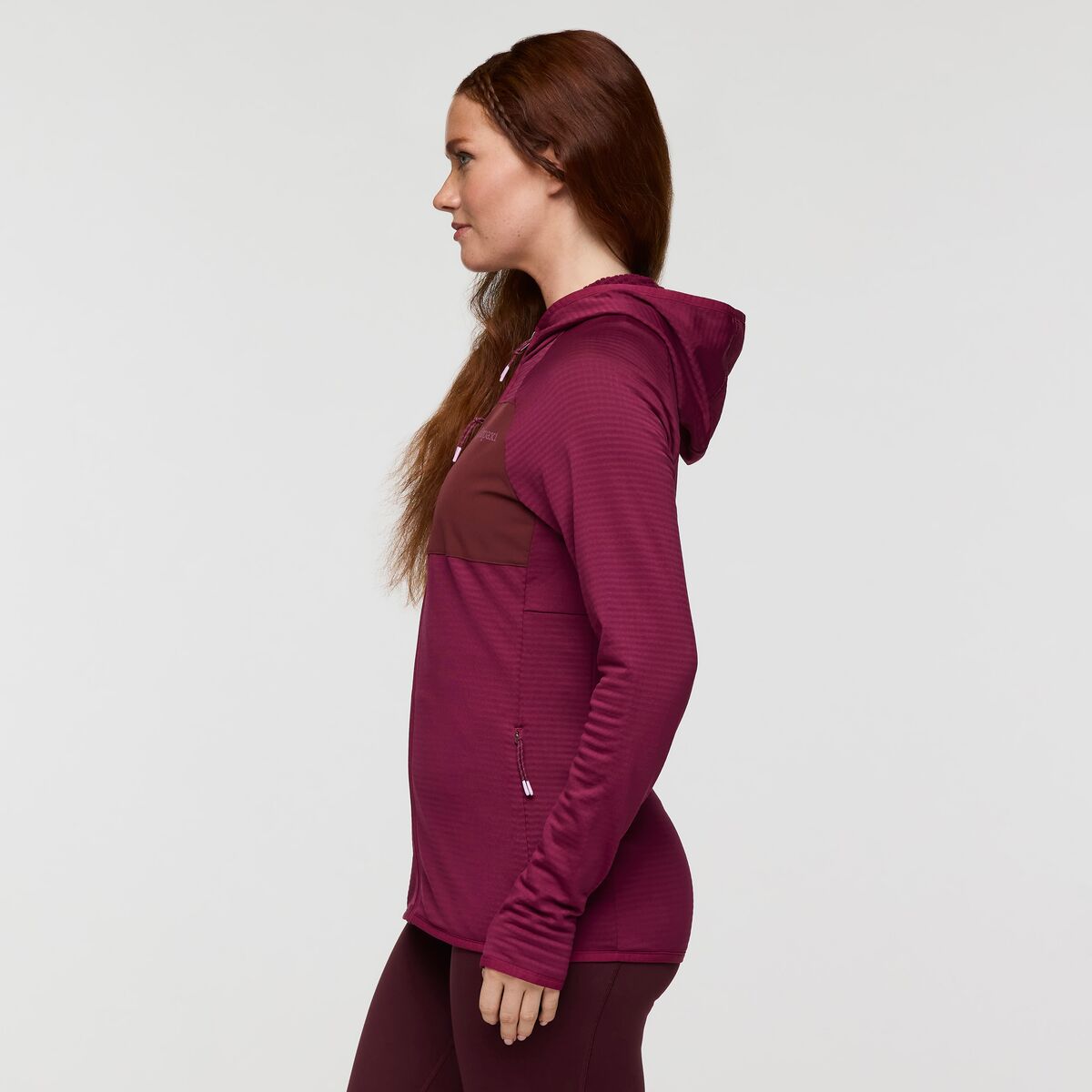 Otero Fleece Full-Zip Hooded Jacket - Women's - Blue Smoke - US 3074
