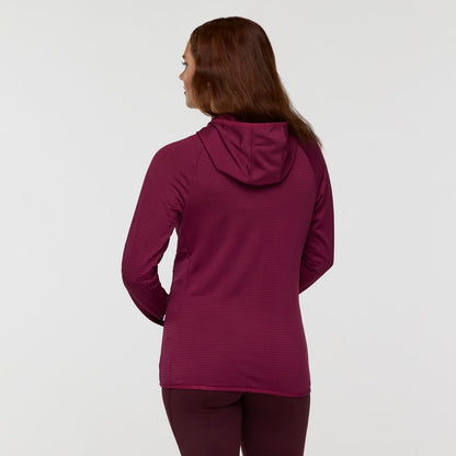 Otero Fleece Full-Zip Hooded Jacket - Women's - Blue Smoke - US 3074