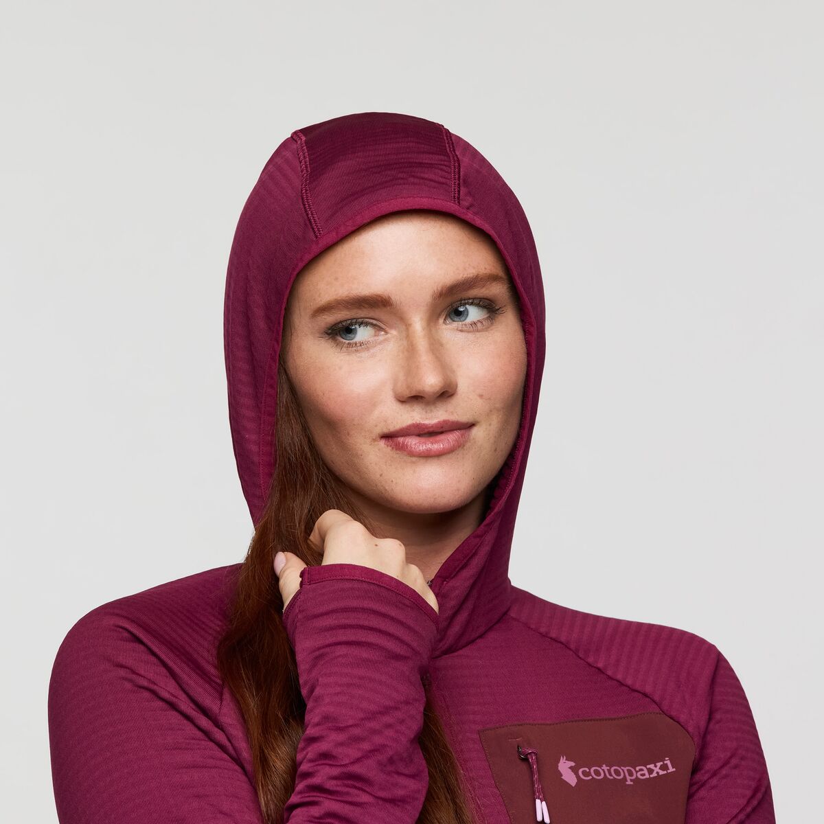 Otero Fleece Full-Zip Hooded Jacket - Women's - Blue Smoke - US 3074
