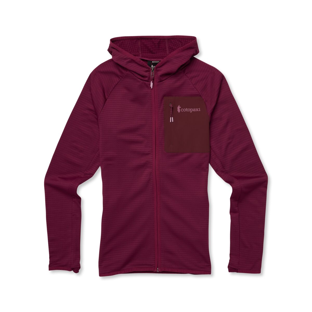 Otero Fleece Full-Zip Hooded Jacket - Women's - Blue Smoke - US 3074