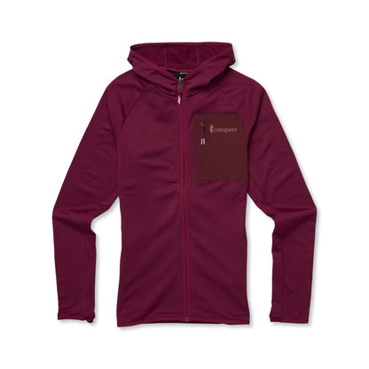 Otero Fleece Full-Zip Hooded Jacket - Women's - Blue Smoke - US 3074