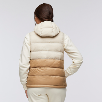 Fuego Max Down Vest - Women's - Cream/Khaki - US 7516