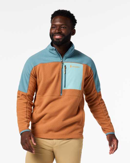 Abrazo Fleece Half-Zip Jacket - Men's - Everglade/Whiskey - US 8215
