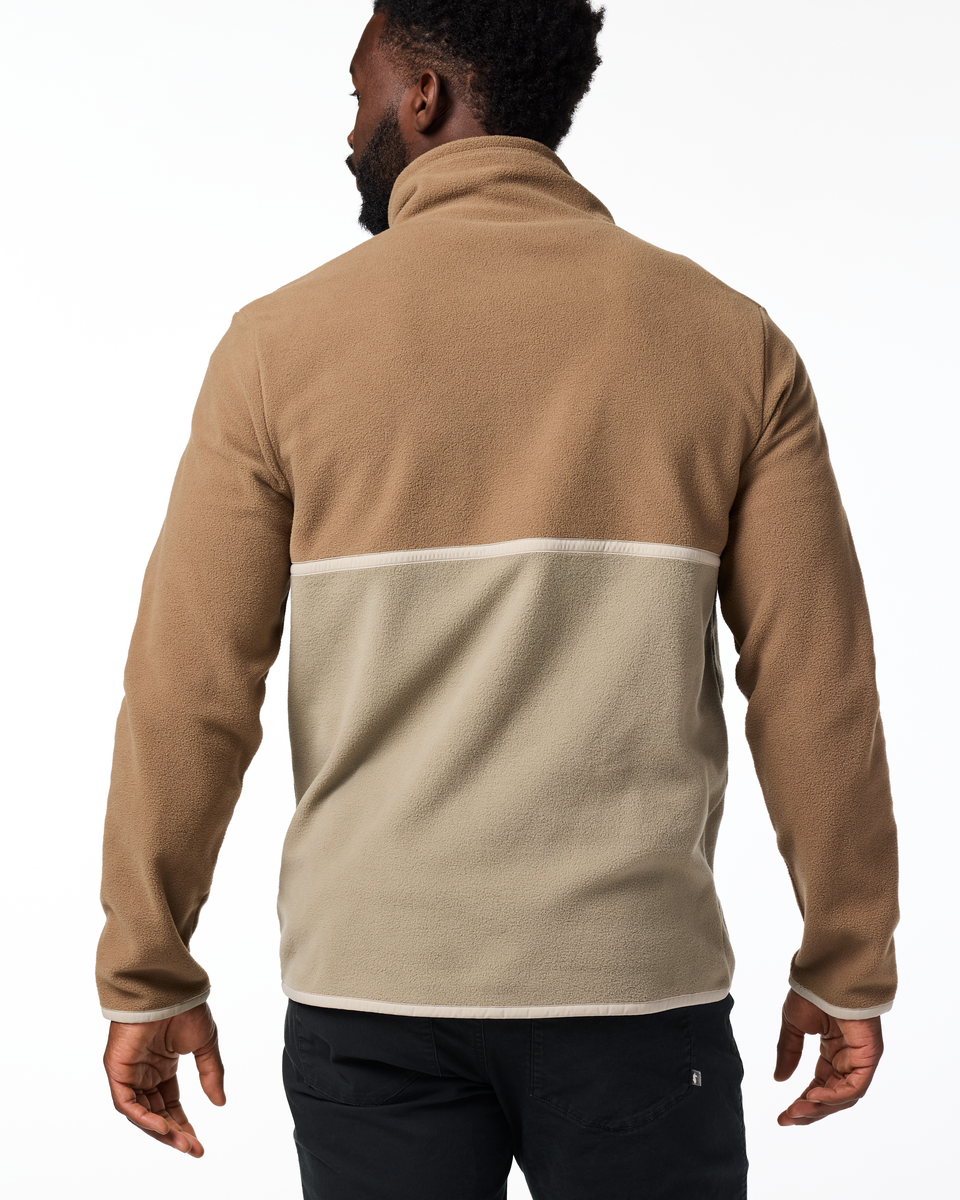 Amado Fleece Pullover - Men's - Dune/Stone - US 1926