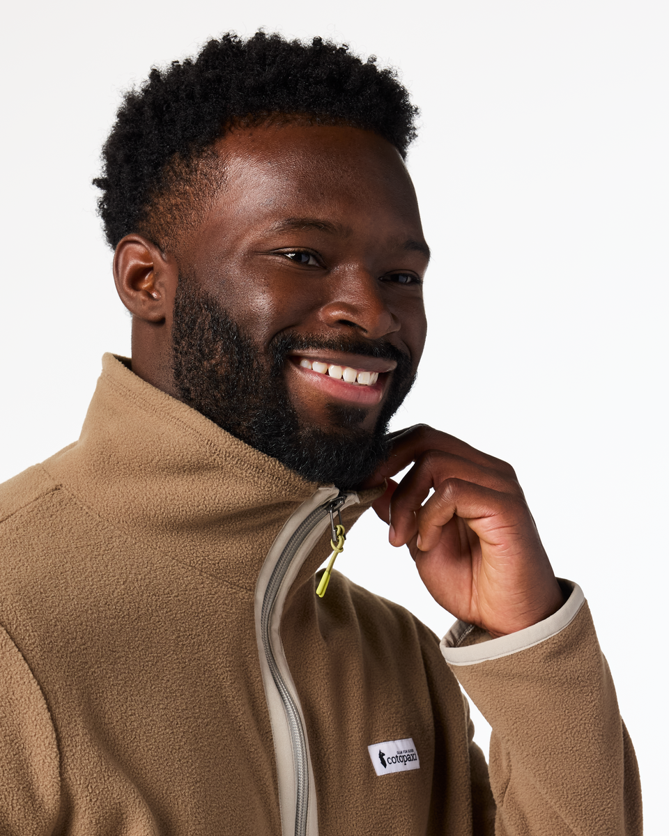 Amado Fleece Pullover - Men's - Dune/Stone - US 1926