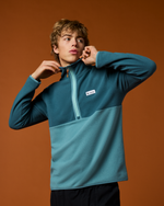 Amado Fleece Pullover - Men's - Ocean/Everglade - US 8373