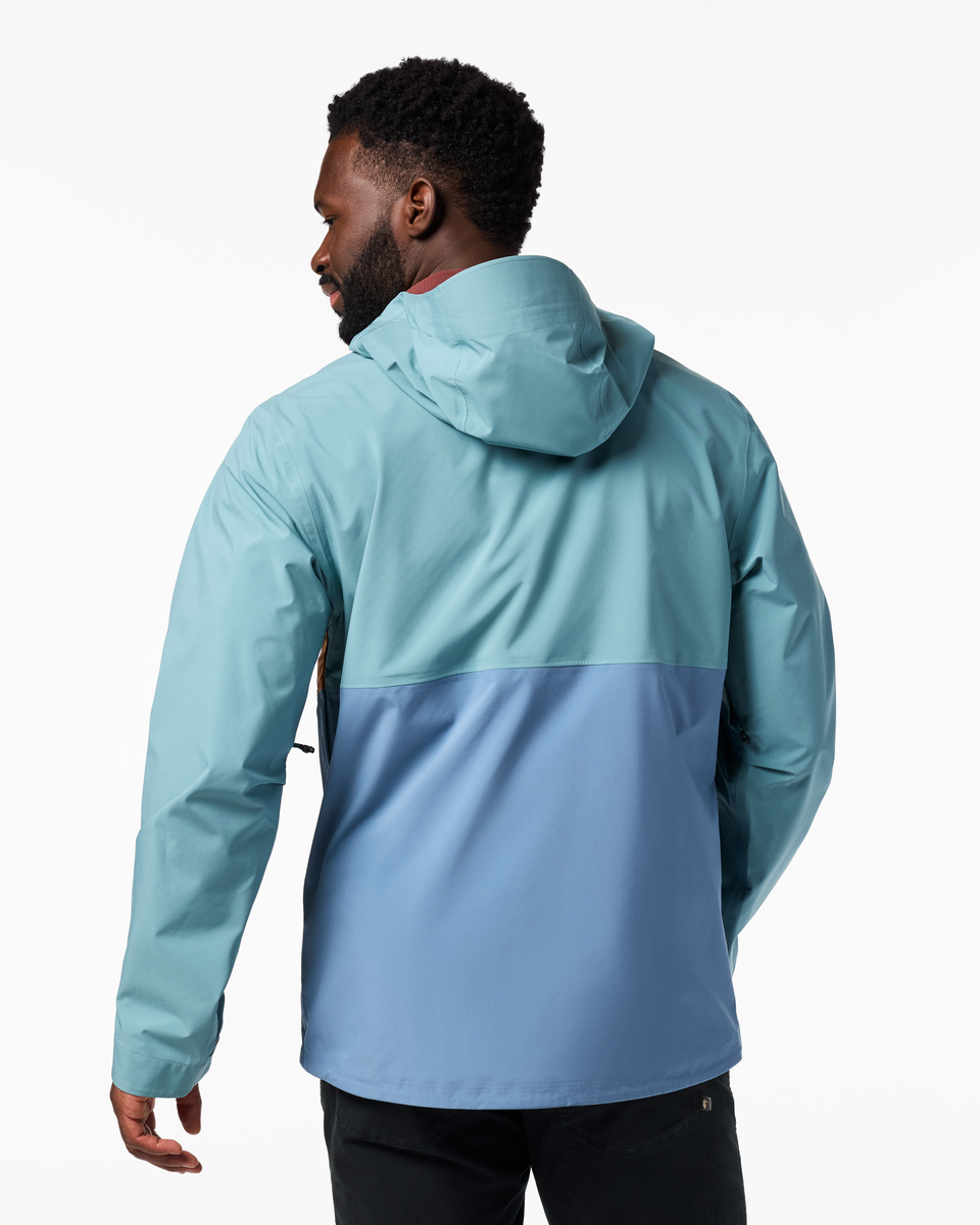 Impermeo 3L Hooded Shell Jacket - Men's - Everglade/Steel Blue - US 2895