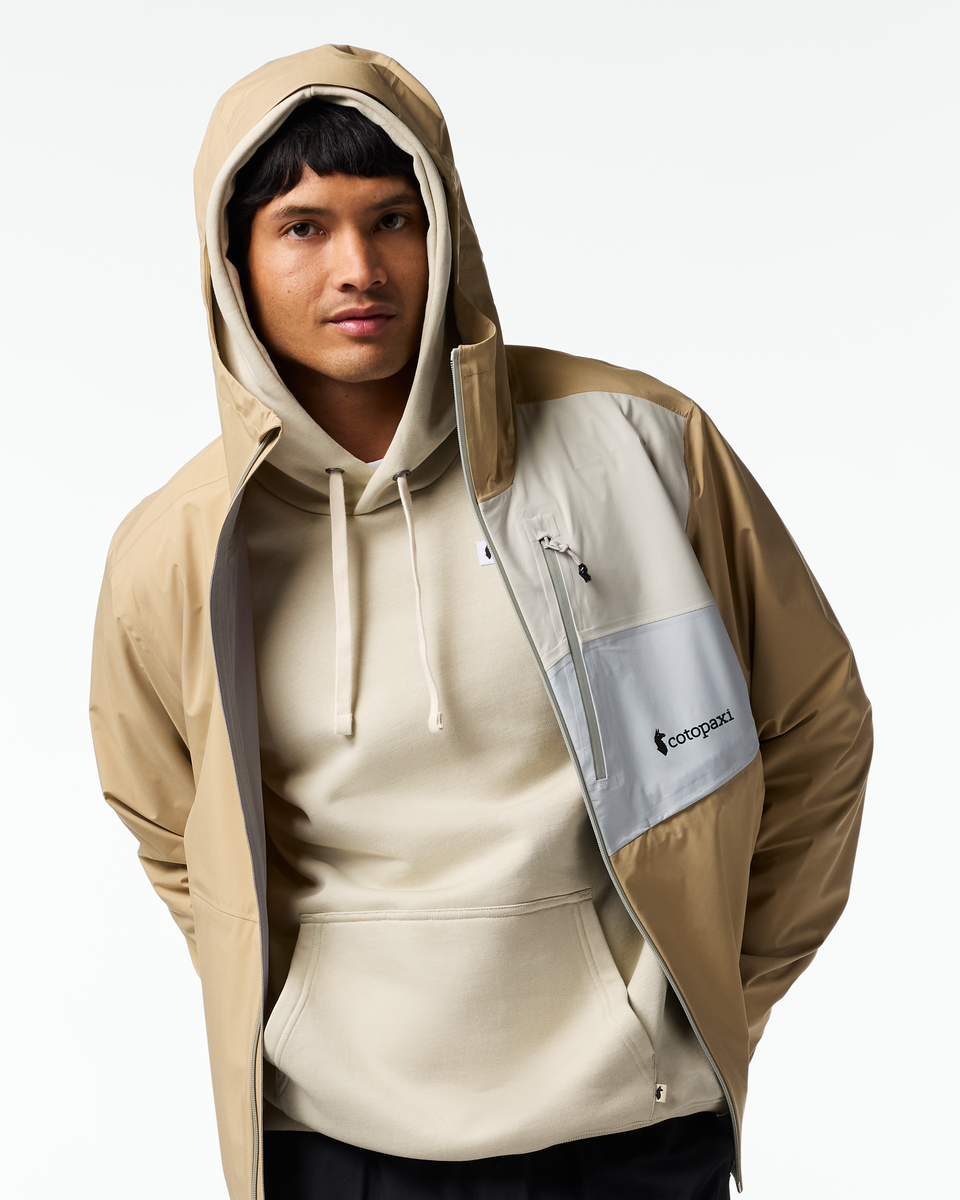 Impermeo 3L Hooded Shell Jacket - Men's - Khaki - US 4732