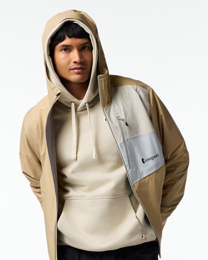 Impermeo 3L Hooded Shell Jacket - Men's - Khaki - US 4732