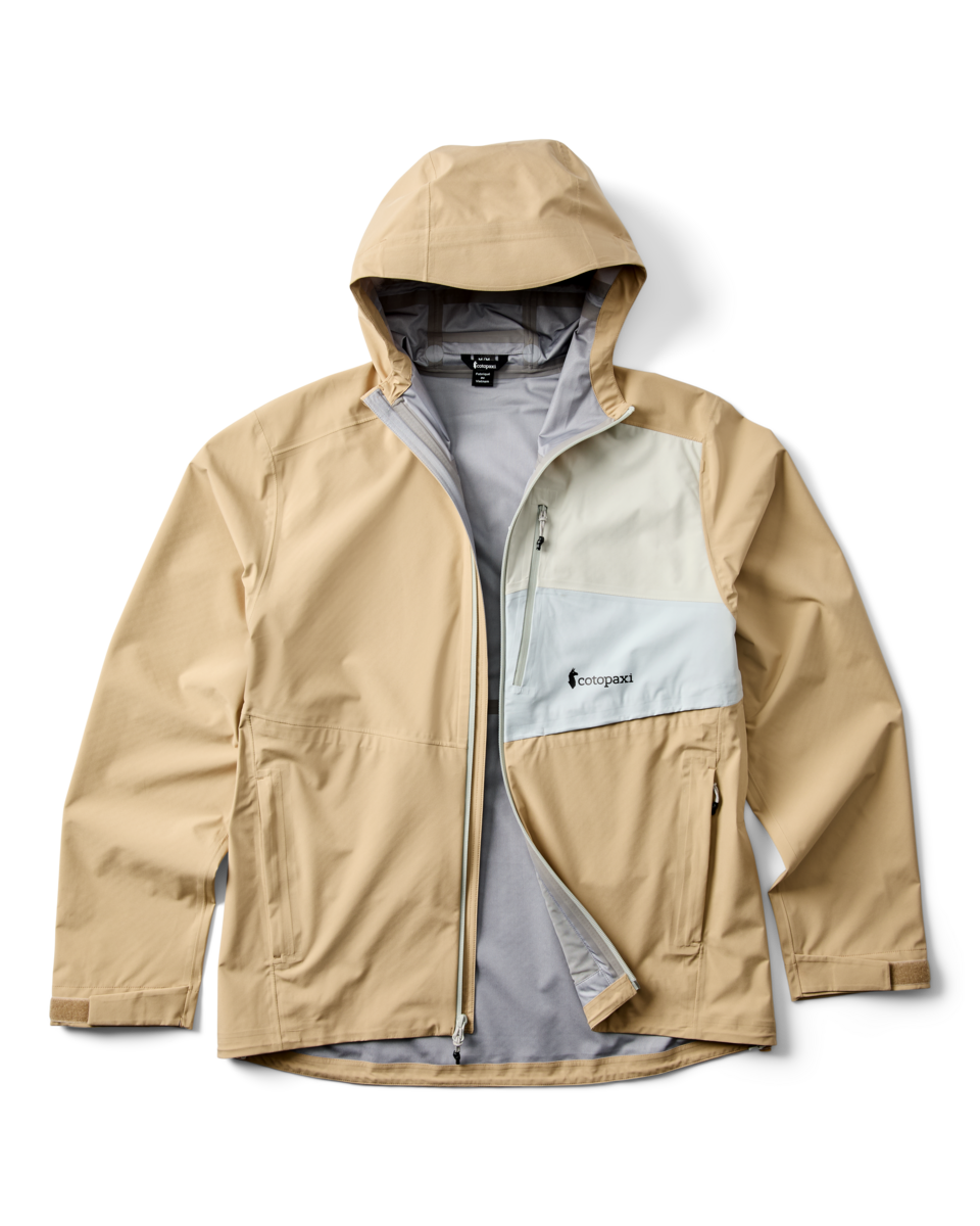 Impermeo 3L Hooded Shell Jacket - Men's - Khaki - US 4732