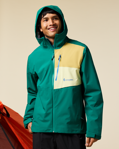 Impermeo 3L Hooded Shell Jacket - Men's - Malachite - US 8357