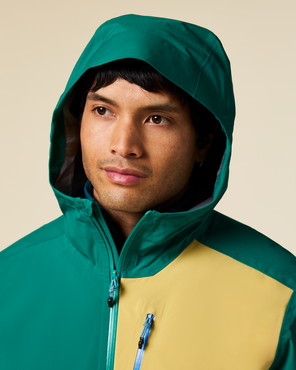 Impermeo 3L Hooded Shell Jacket - Men's - Malachite - US 8357