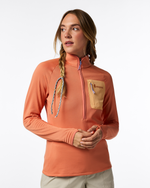 Otero Fleece Half-Zip Pullover - Women's - Grapefruit - US 5782