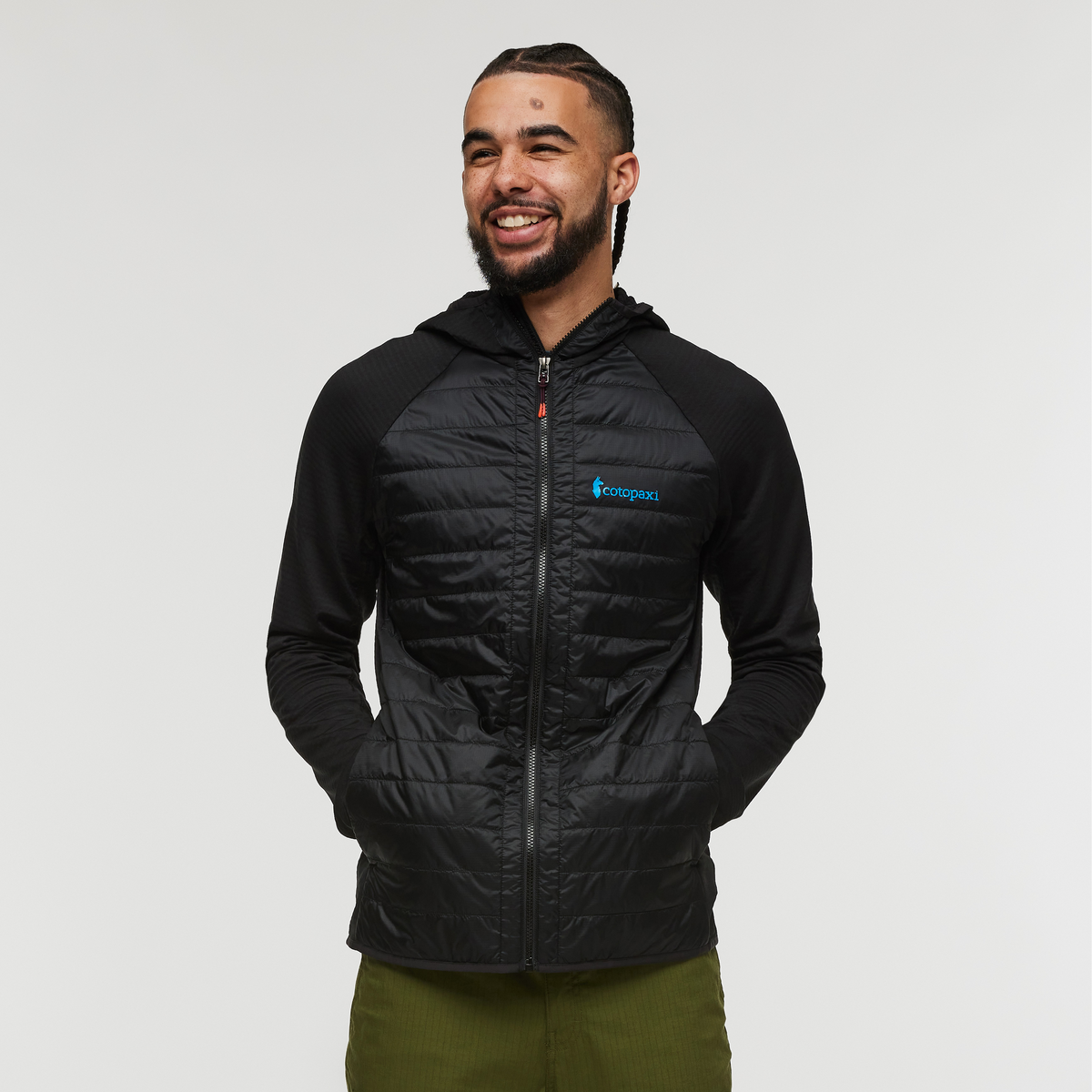 Capa Hybrid Insulated Hooded Jacket - Men's - Cotopaxi Black - US 1433