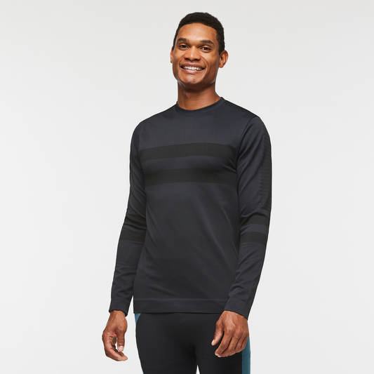 Debajo Seamless Baselayer Crew - Men's - Cotopaxi Black - US 1393