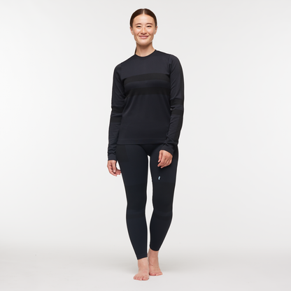 Debajo Seamless Baselayer Crew - Women's - Cotopaxi Black - US 1315