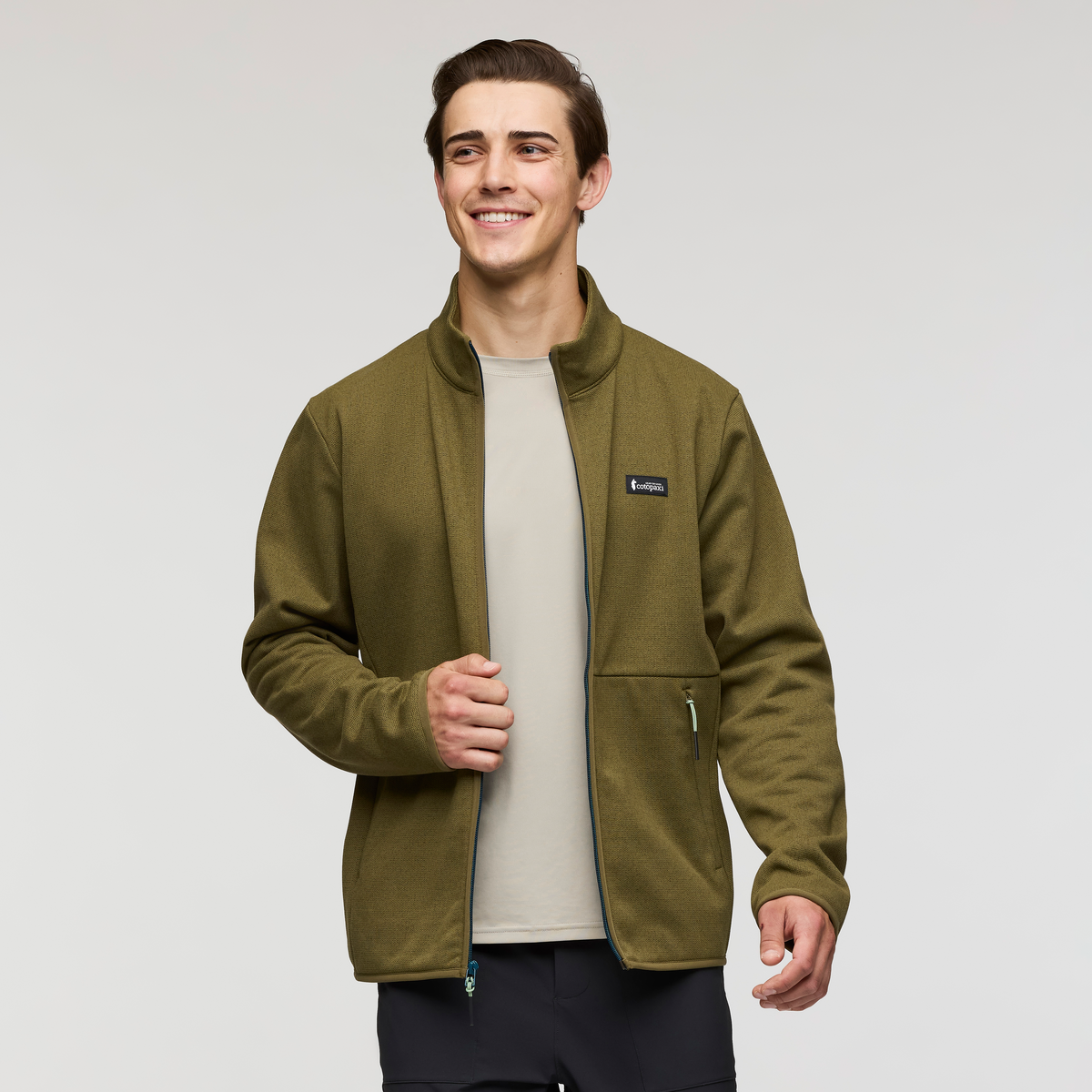 Envo Fleece Full-Zip Jacket - Men's - Heather Live Oak - US 3342
