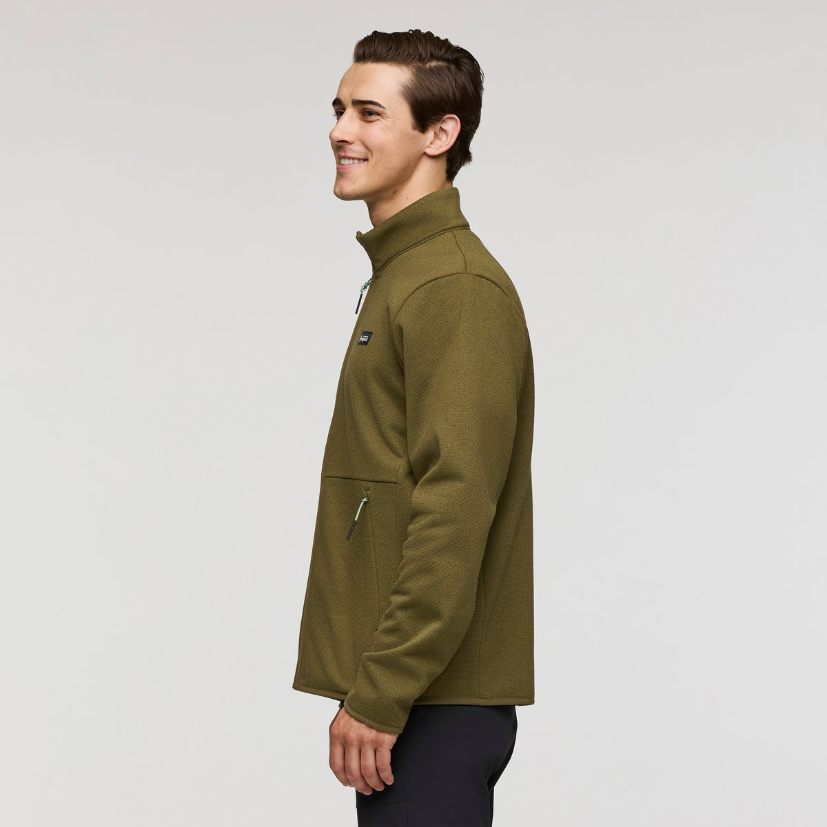 Envo Fleece Full-Zip Jacket - Men's - Heather Live Oak - US 3342