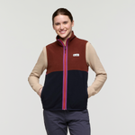 Amado Fleece Vest - Women's - Rusty/Carbon - US 8379