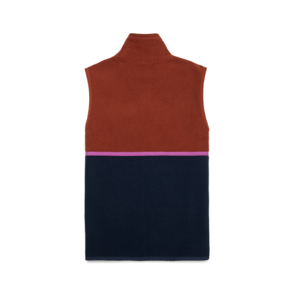 Amado Fleece Vest - Women's - Rusty/Carbon - US 8379