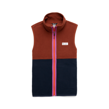 Amado Fleece Vest - Women's - Rusty/Carbon - US 8379