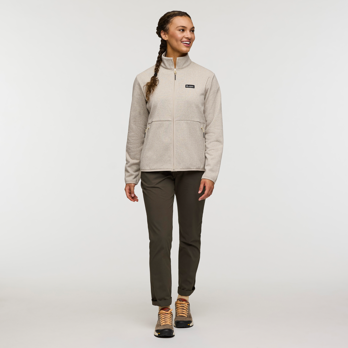 Envo Fleece Full-Zip Jacket - Women's - Heather Cream - US 2017