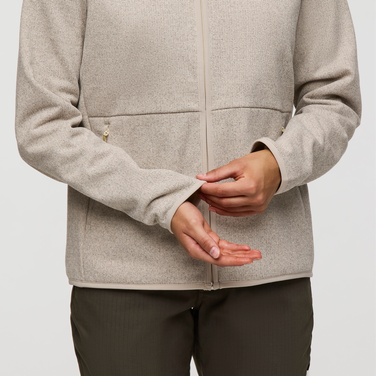 Envo Fleece Full-Zip Jacket - Women's - Heather Cream - US 2017