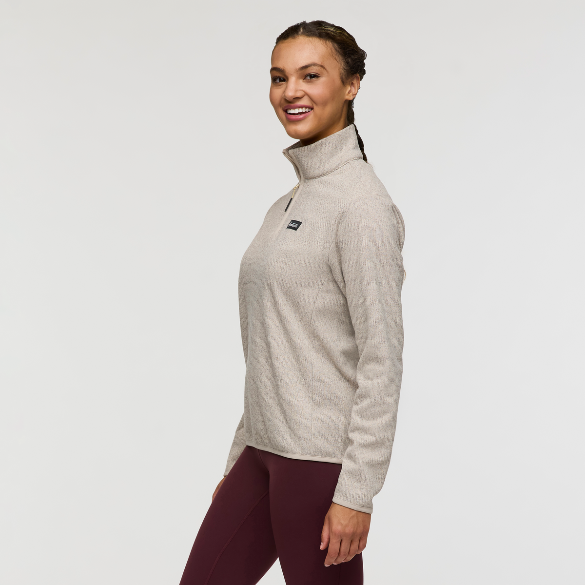 Envo Fleece Quarter-Zip Pullover - Women's - Heather Cream - US 8155
