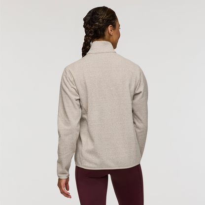 Envo Fleece Quarter-Zip Pullover - Women's - Heather Cream - US 8155