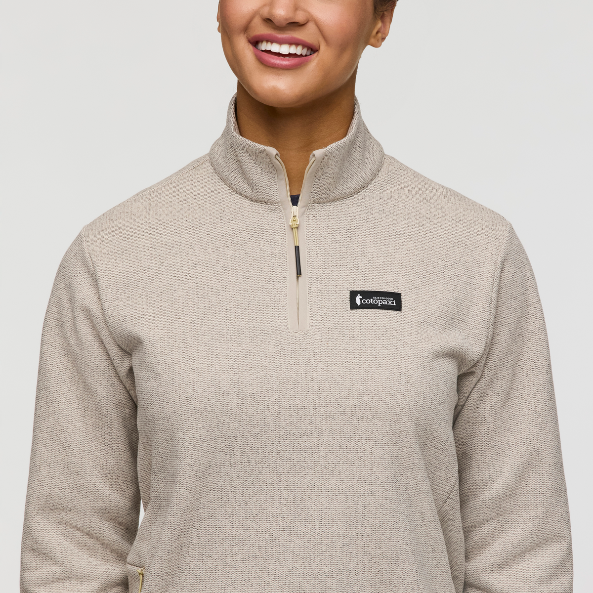 Envo Fleece Quarter-Zip Pullover - Women's - Heather Cream - US 8155