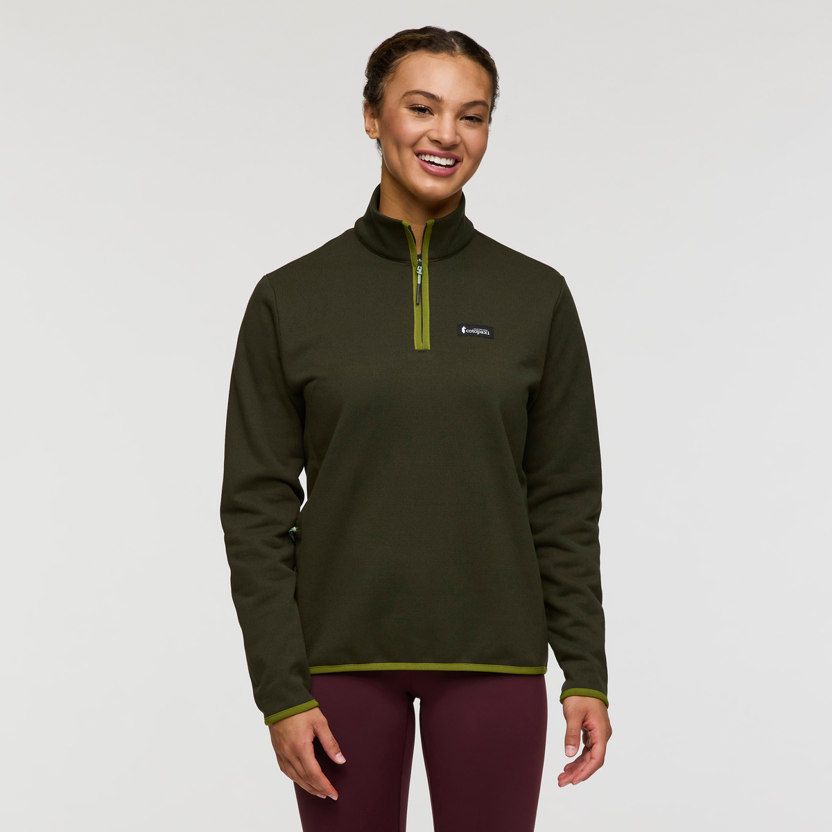 Envo Fleece Quarter-Zip Pullover - Women's - Heather Woods - US 4351