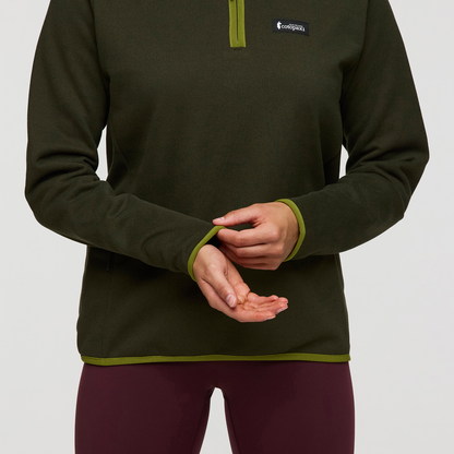 Envo Fleece Quarter-Zip Pullover - Women's - Heather Woods - US 4351