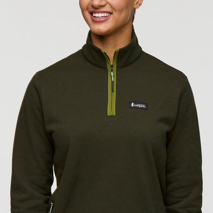Envo Fleece Quarter-Zip Pullover - Women's - Heather Woods - US 4351