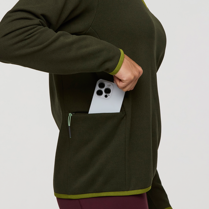 Envo Fleece Quarter-Zip Pullover - Women's - Heather Woods - US 4351