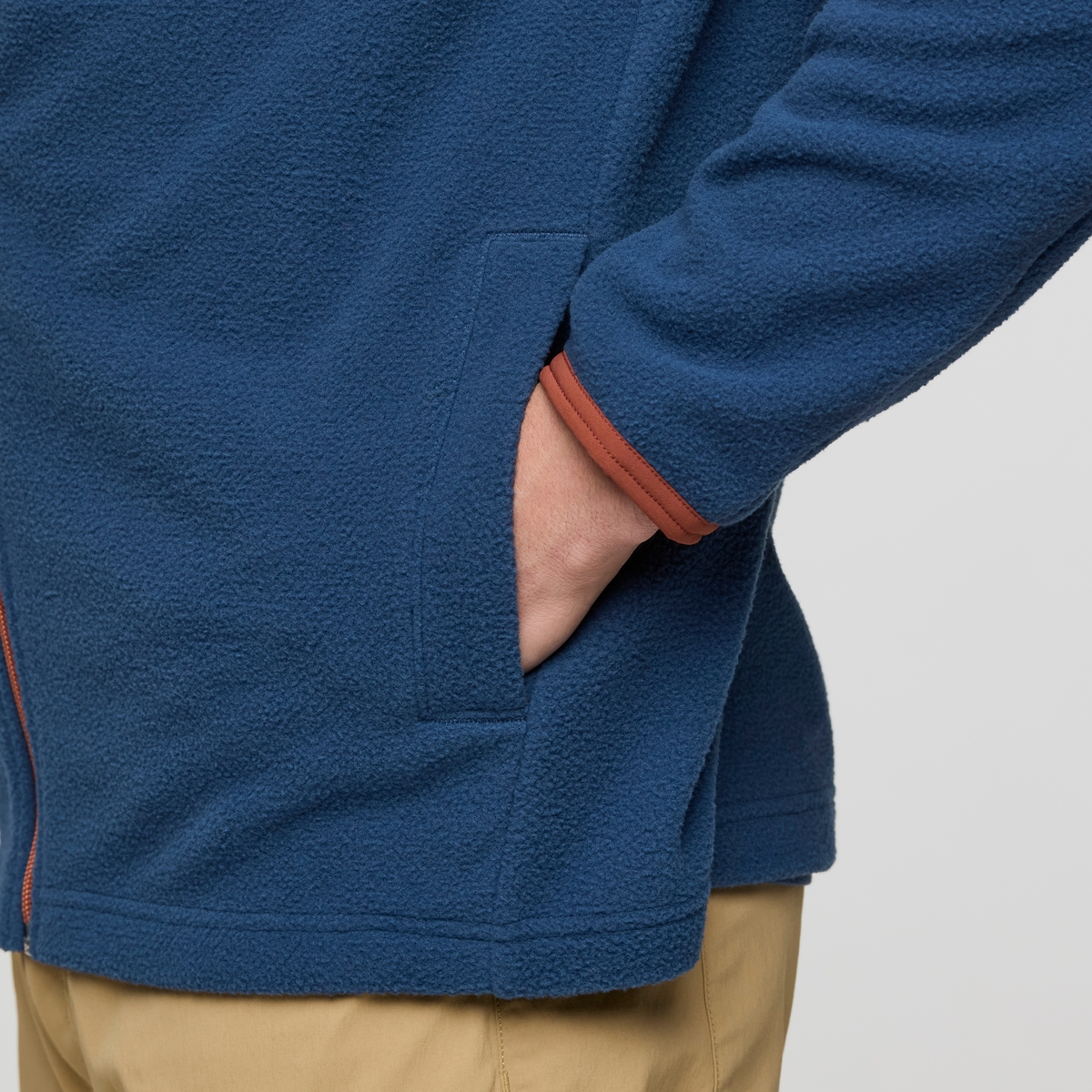 Abrazo Fleece Full-Zip Jacket - Men's - Nutmeg/Deep Sea - US 3062