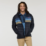 Fuego Down Hooded Jacket - Men's - Carbon Stripes - US 1815