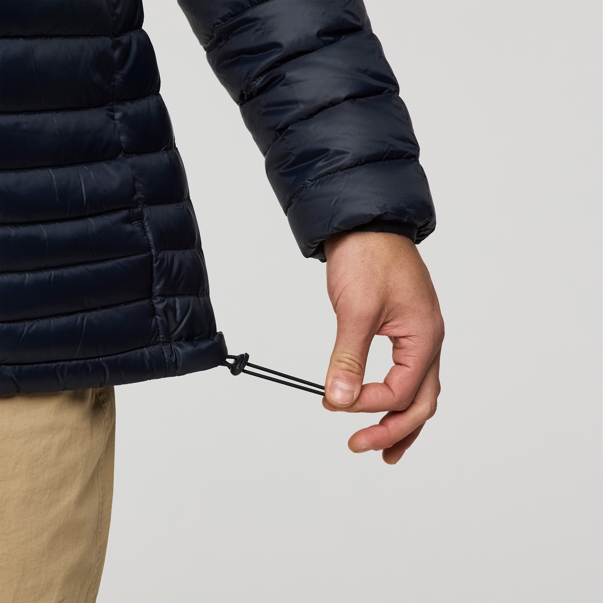 Fuego Down Hooded Jacket - Men's - Carbon Stripes - US 1815