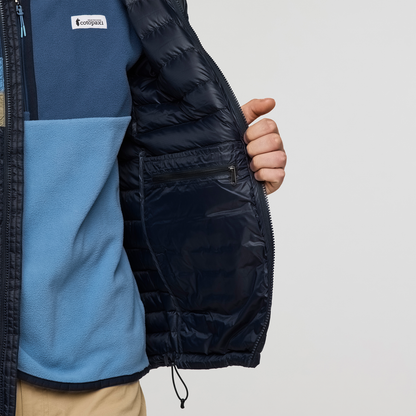 Fuego Down Hooded Jacket - Men's - Carbon Stripes - US 1815