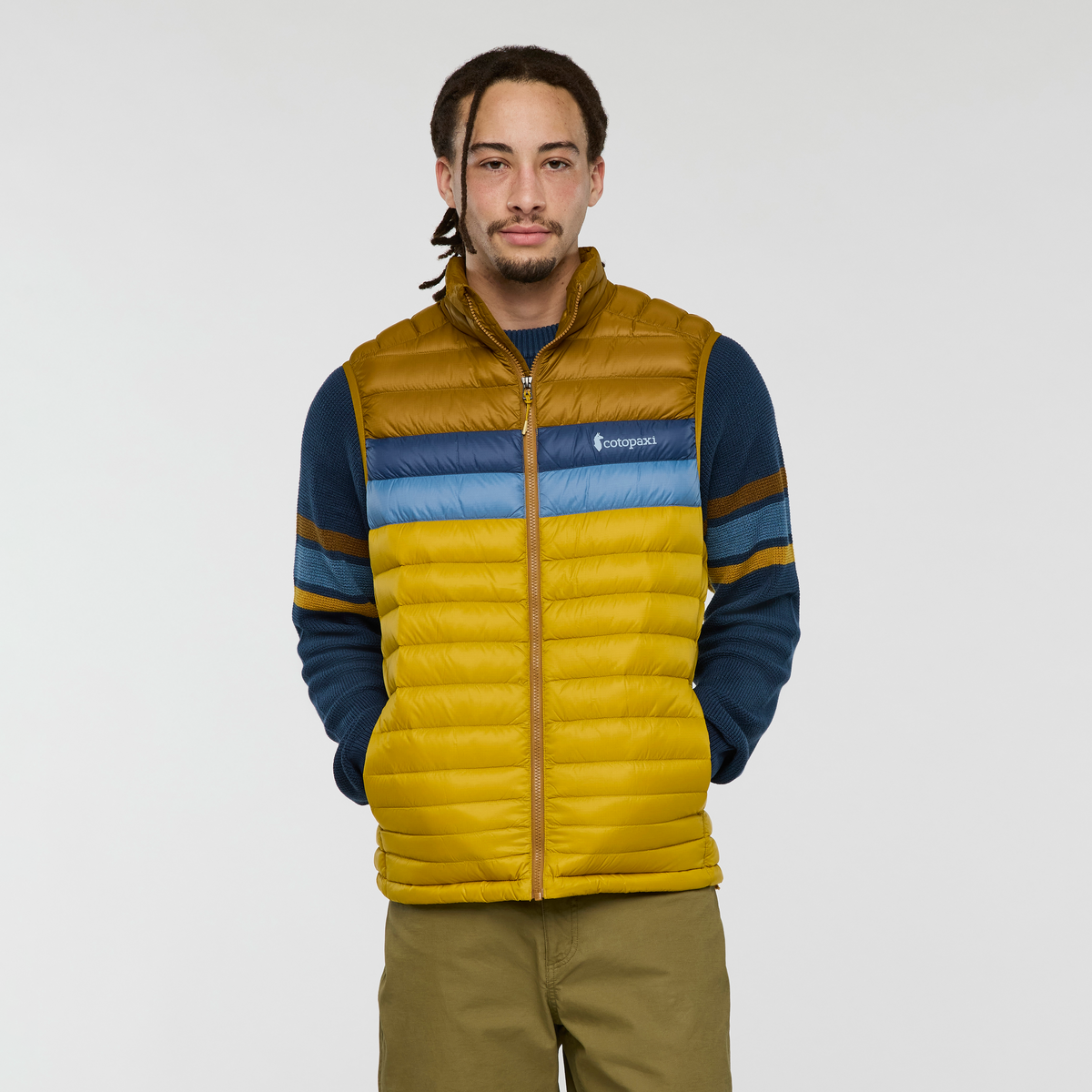 Fuego Down Vest - Men's - Bronze/Gold - US 8610