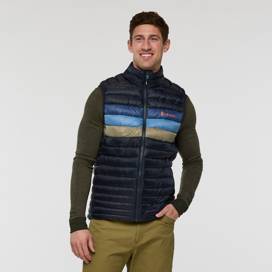 Fuego Down Vest - Men's - Carbon Stripes - US 8669
