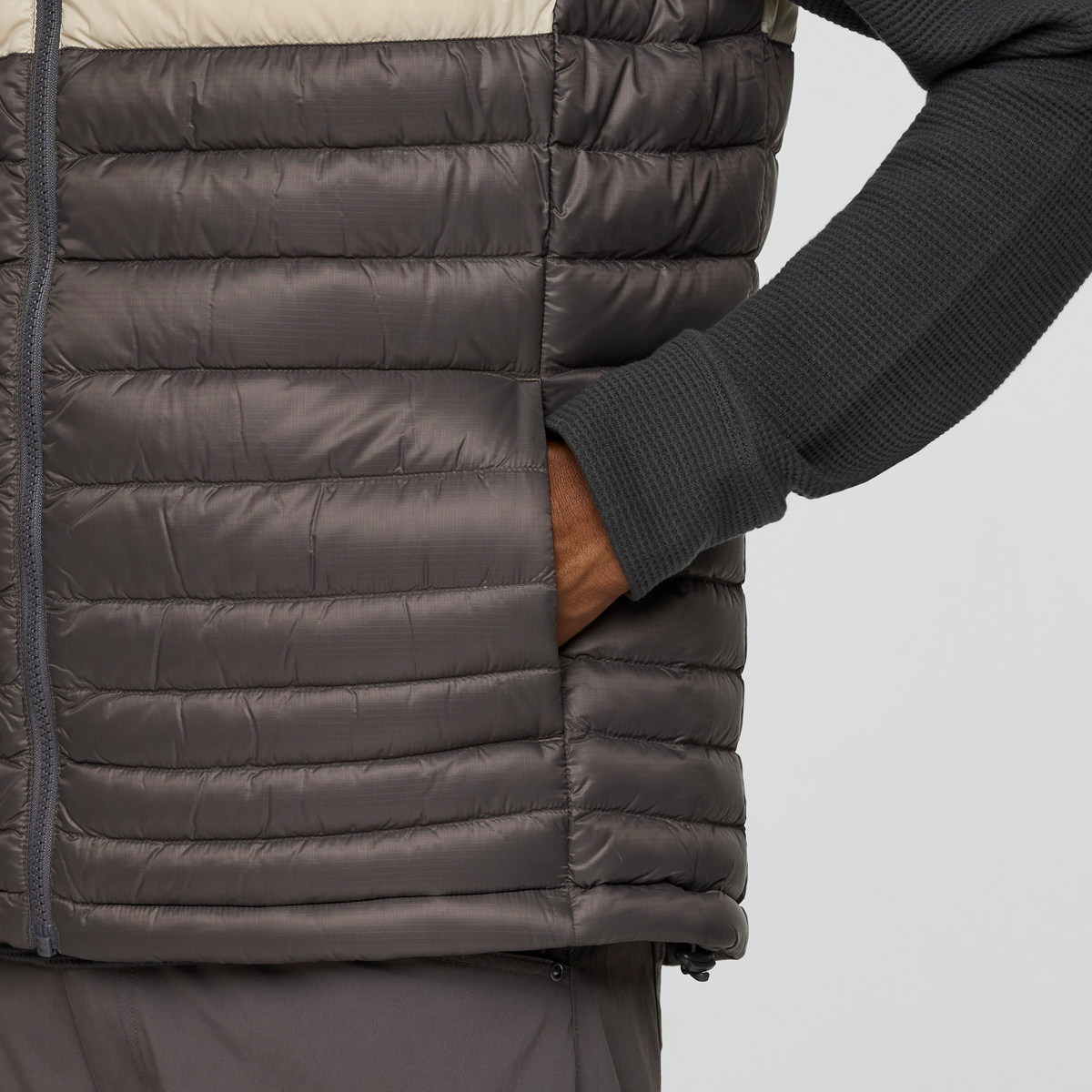 Fuego Down Vest - Men's - Cinder Stripes - US 4355