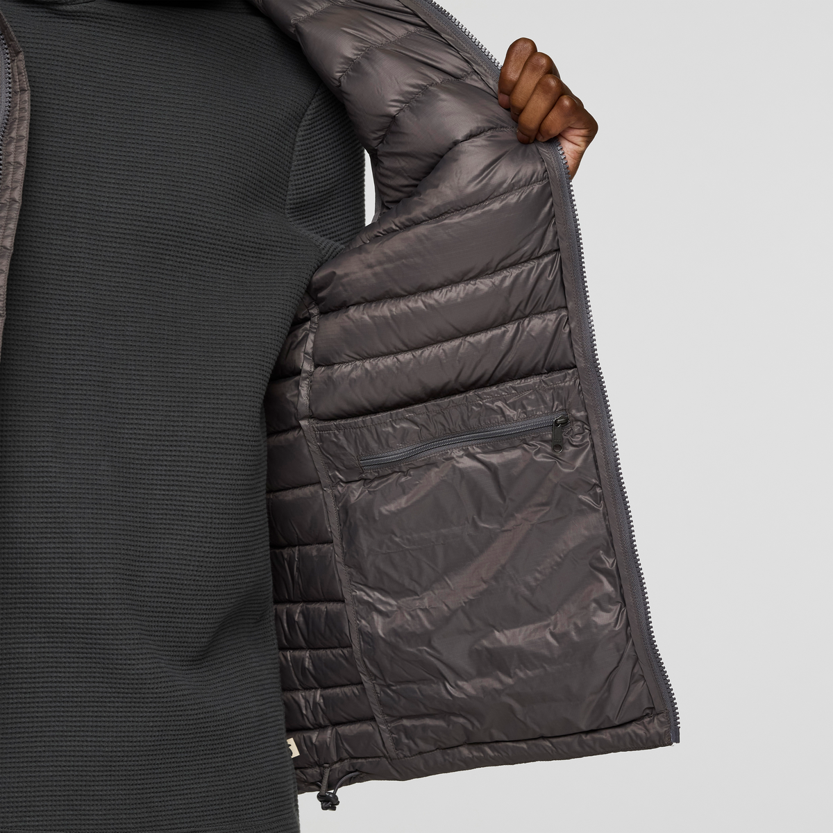 Fuego Down Vest - Men's - Cinder Stripes - US 4355